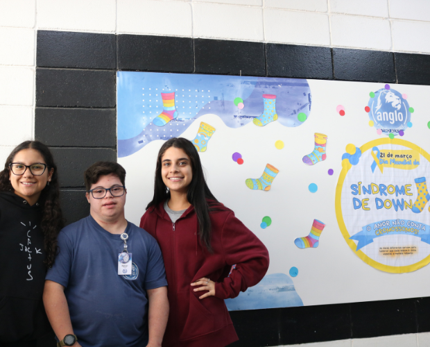 Atividades conscientizam para celebra��o do Dia Mundial da S�ndrome de Down no Anglo